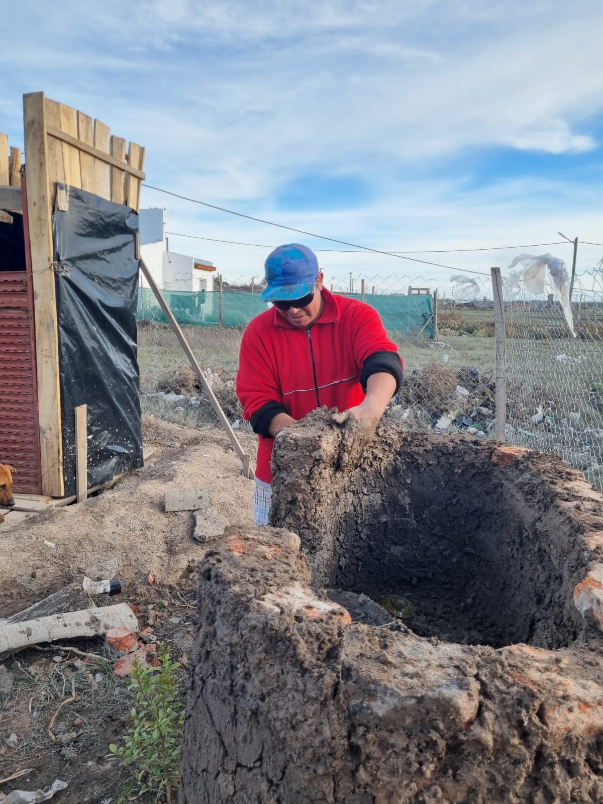 HORNO DE BARRO COMUNITARIO EN SEDE COMUNITARIA 